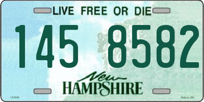 NH license plate 1458582