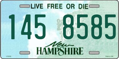 NH license plate 1458585