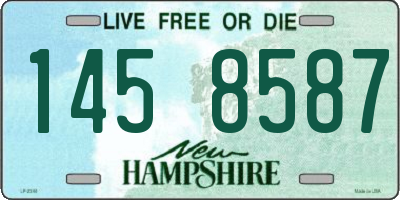 NH license plate 1458587