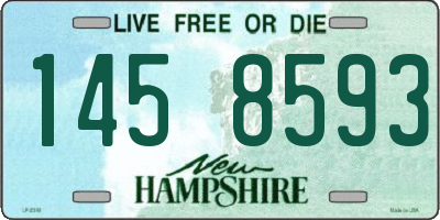 NH license plate 1458593