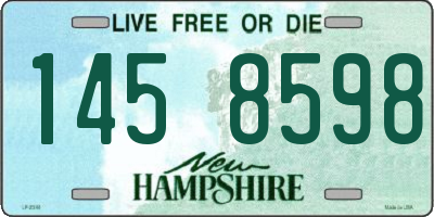 NH license plate 1458598