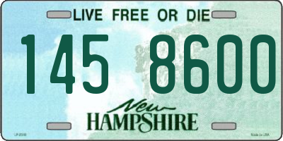 NH license plate 1458600