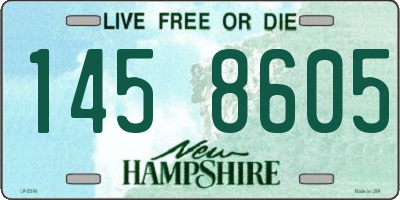 NH license plate 1458605