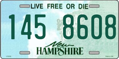 NH license plate 1458608