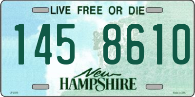 NH license plate 1458610