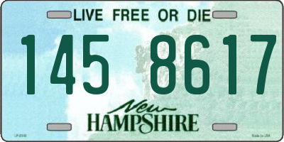 NH license plate 1458617
