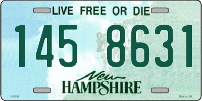 NH license plate 1458631