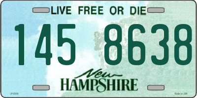 NH license plate 1458638
