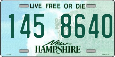 NH license plate 1458640