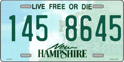 NH license plate 1458645