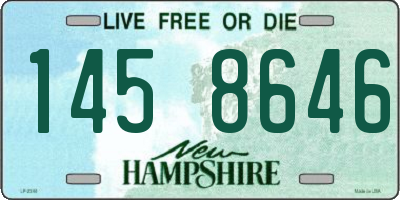 NH license plate 1458646