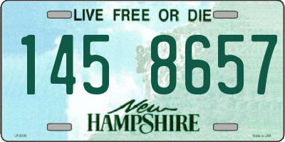 NH license plate 1458657