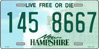 NH license plate 1458667