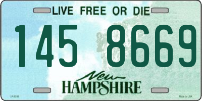 NH license plate 1458669