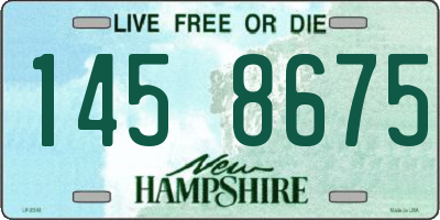 NH license plate 1458675