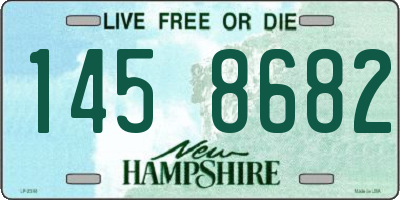 NH license plate 1458682