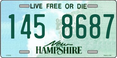 NH license plate 1458687