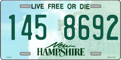 NH license plate 1458692