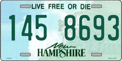 NH license plate 1458693