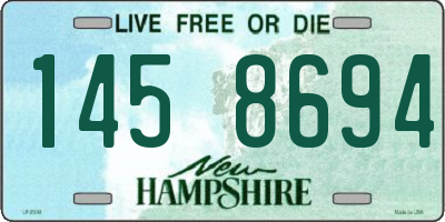 NH license plate 1458694