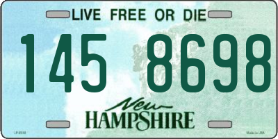 NH license plate 1458698
