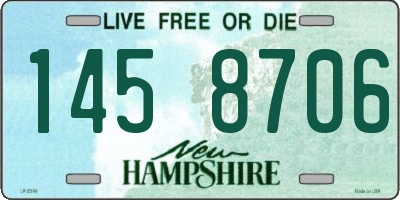 NH license plate 1458706