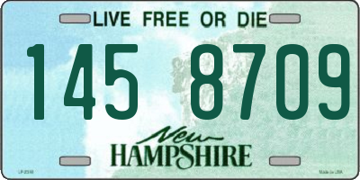 NH license plate 1458709