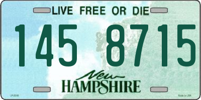 NH license plate 1458715