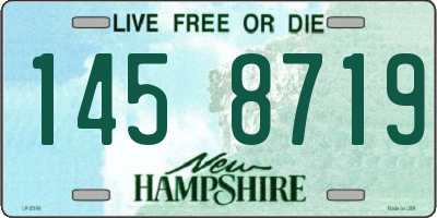 NH license plate 1458719