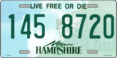 NH license plate 1458720