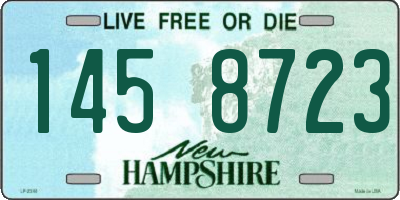 NH license plate 1458723