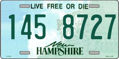 NH license plate 1458727