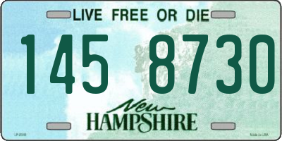 NH license plate 1458730