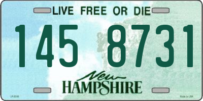 NH license plate 1458731