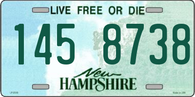 NH license plate 1458738