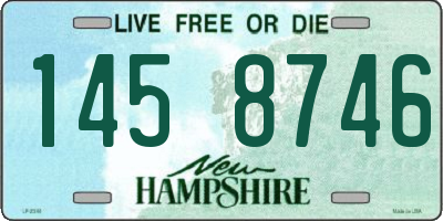 NH license plate 1458746