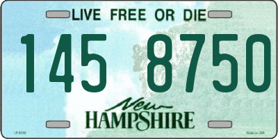 NH license plate 1458750