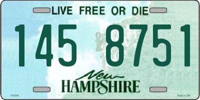 NH license plate 1458751