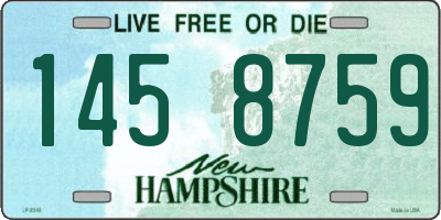 NH license plate 1458759