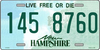 NH license plate 1458760