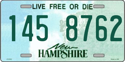 NH license plate 1458762