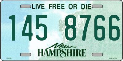 NH license plate 1458766