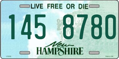 NH license plate 1458780