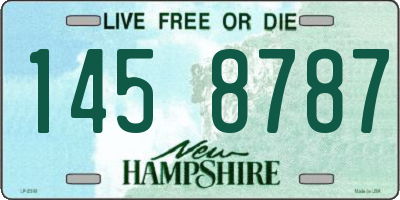 NH license plate 1458787