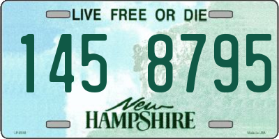 NH license plate 1458795