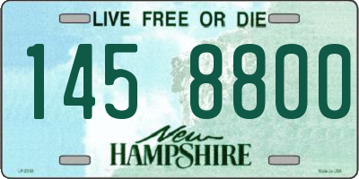 NH license plate 1458800