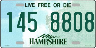 NH license plate 1458808