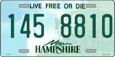 NH license plate 1458810