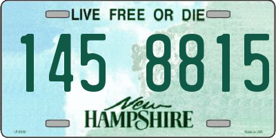 NH license plate 1458815