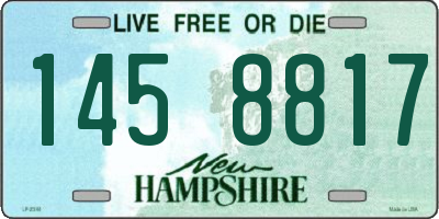 NH license plate 1458817